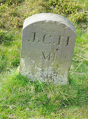 'JCH XII', John Capel Hanbury with 'MP' Magna Porta, Mynydd Maen, photo courtesy of Lawrence Skuse