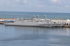 
615, 614, 613 of the Moroccan Navy, Casablanca, May 2016 