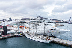 
'Christian Radich' at Las Palmas, Gran Canaria, December 2014