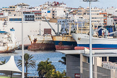 
'Frio Seven', 'Star SKN151' and 'Fox Bay' at Gran Canaria, February 2018