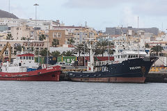 
'Gofio' and 'Atlantic Explorer' at Gran Canaria, February 2018