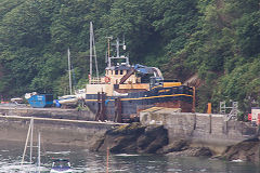 
'Lantic Bay' at Polruan, Cornwall, June 2016