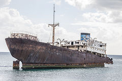 
The wreck of the 'Telamon', Lanzarote, February 2018