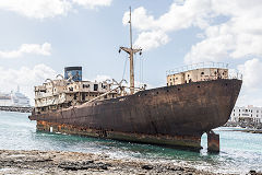 
The wreck of the 'Telamon', Lanzarote, February 2018