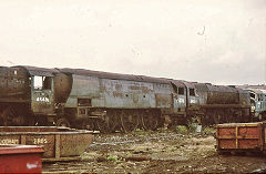 
Woodhams Yard, Barry, 34070 'Manston', July 1975