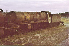 
Woodhams Yard, Barry, 6023 'King Edward II', July 1975