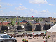 The Barry Railway steamer pier at Jacksons Bay, Barry, July 2021