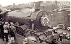 4472 Flying Scotsman at Cardiff General, March 1964