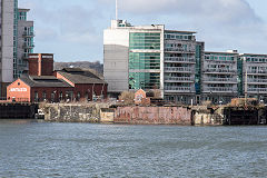 Mountstuart Ironworks and Shipbuilding Yard, Cardiff Bay, March 2018