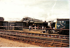 
Cardiff Canton open day, 7029 'Clun Castle', August 1985