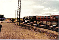 
Cardiff Canton open day, 92220 'Evening Star', August 1985