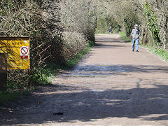 
The course of the Cosmeston tramway to the clay pits, Penarth, March 2022