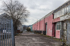 
Curran Road trackwork North of 'Index Engineering Works', Cardiff, March 2018