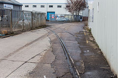 
Curran Road trackwork South of 'Govt Training Centre', Cardiff, March 2018