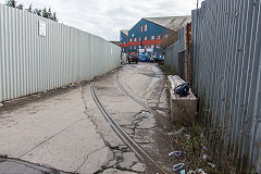 
Curran Road trackwork at the West of the two Southern 'Engineering Works', Cardiff, March 2018