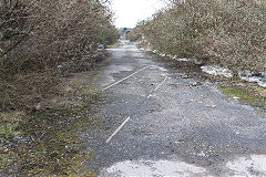 Curran Road trackwork to the South of the Southern 'Engineering Works', Cardiff, March 2018