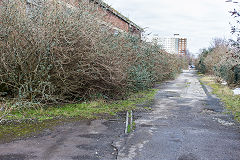 
Curran Road trackwork to the South of the Southern 'Engineering Works', Cardiff, March 2018