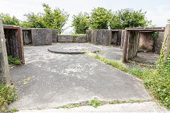 Lavernock Point battery gunpit 2, June 2015