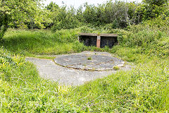 Lavernock Point battery gunpit 3, June 2015