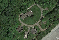 Lavernock Point battery, 2013, © Photo courtesy of Google Earth