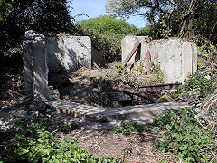 
Building to the East of Lavernock Point battery, approx ST 1855 6905, April 2021