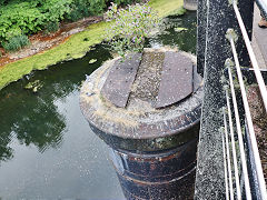 The TVR loop line over the River Taff, July 2022