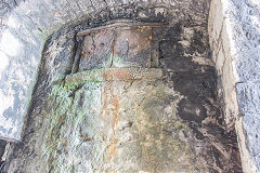 
Aberthaw Pebble Limeworks, Old kilns upper draw-hole, July 2016