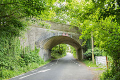 TVR Fort Rd bridge No.43 next to the former Lavernock station, June 2015