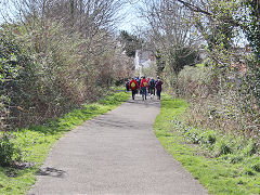 
The TVR leaving Penarth Station, March 2022