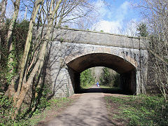 The TVR at Forrest Road bridge, March 2022