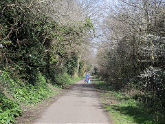 
TVR near Brockhill Rise bridge No.40 (Lower Penarth Station), March 2022