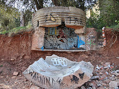 
St Mary's Well Bay pillbox, ST 1740 6750, April 2021