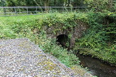 The tramroad at the River Kenfig, September 2020