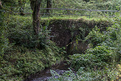 The tramroad at the River Kenfig, September 2020