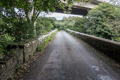 Glan-rhyd Viaduct on the Bridgend Railway, September 2020
