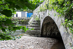 Glan-rhyd Viaduct on the Bridgend Railway, September 2020