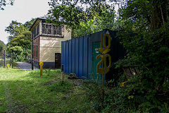 Cefn Junction signal box, September 2020