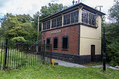 Cefn Junction signal box, September 2020