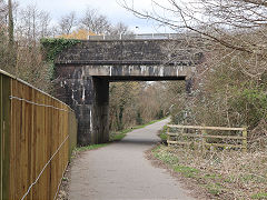 Cwm Branch at Maesaraul Junction, March 2025