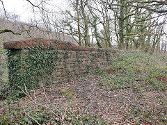 Llantrisant No 1 Railway bridge at Cross Inn, March 2025
