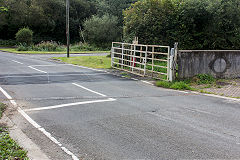 Cwm Ffos level crossing, DLPR, September 2020