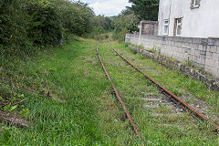 Cwm Ffos level crossing towards Kenfig, DLPR, September 2020