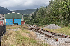 
The line at Pont-y-cymer, Garw Valley, August 2020