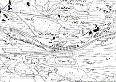 
Cefn Slip Colliery, 1876, © Crown Copyright reserved