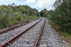 
The opencast sidings on the Ogmore Valleys Extension Railway, September 2020