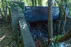 Subway under sidings, Pontyclun, September 2015