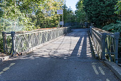 Ely Tinplate Works road bridge, Pontyclun, September 2015