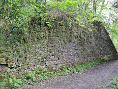 Coytrahen Park Colliery, the bridge to the tips, May 2024