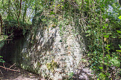 Tondu Ironworks Incline from the GWR sidings to the coke ovens, September 2020