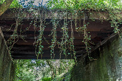 Tondu Ironworks Incline from the GWR sidings to the coke ovens, September 2020
